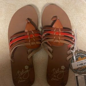 Roxy brand flip flops